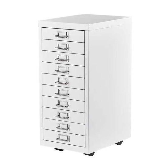 File Cabinet With MINI Size Metal File Organizer Document Organizer, Black And White Two Color Available And 5 Drawer And 10 Drawer For Home Office, Office Desk File