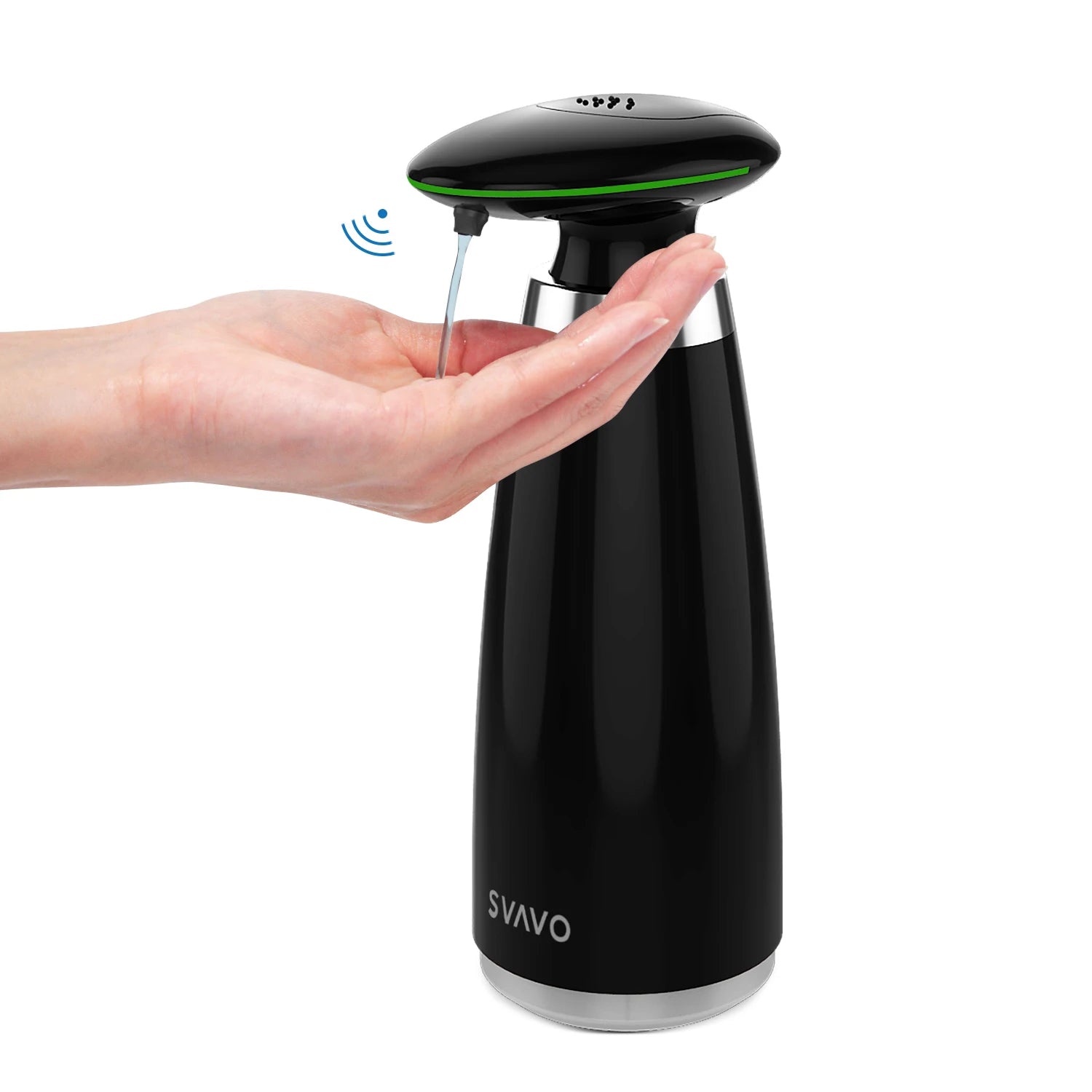 Automatic Soap Dispenser Touchless, 350Ml Battery Operated with Adjustable Soap Volume Infrared Sensor for Home Kitchen