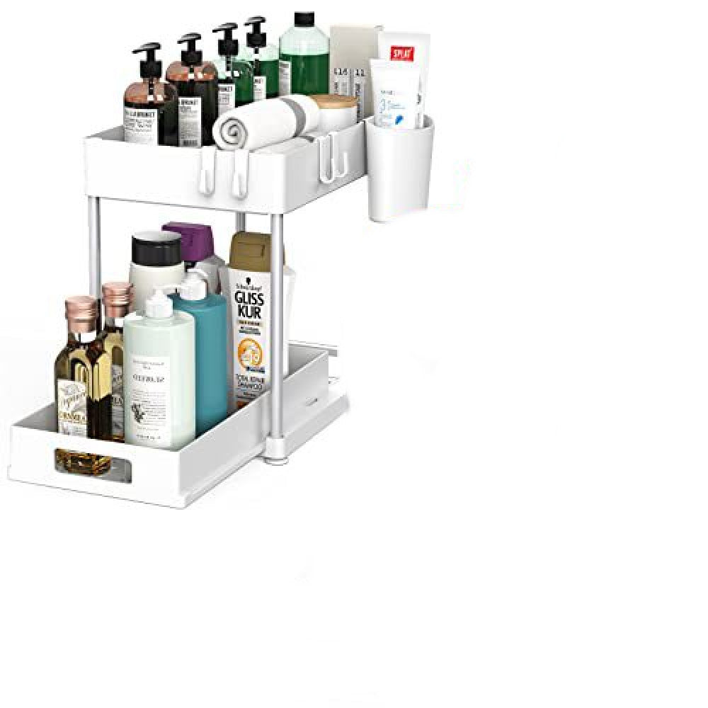 Double-layer Pull-out Storage Rack