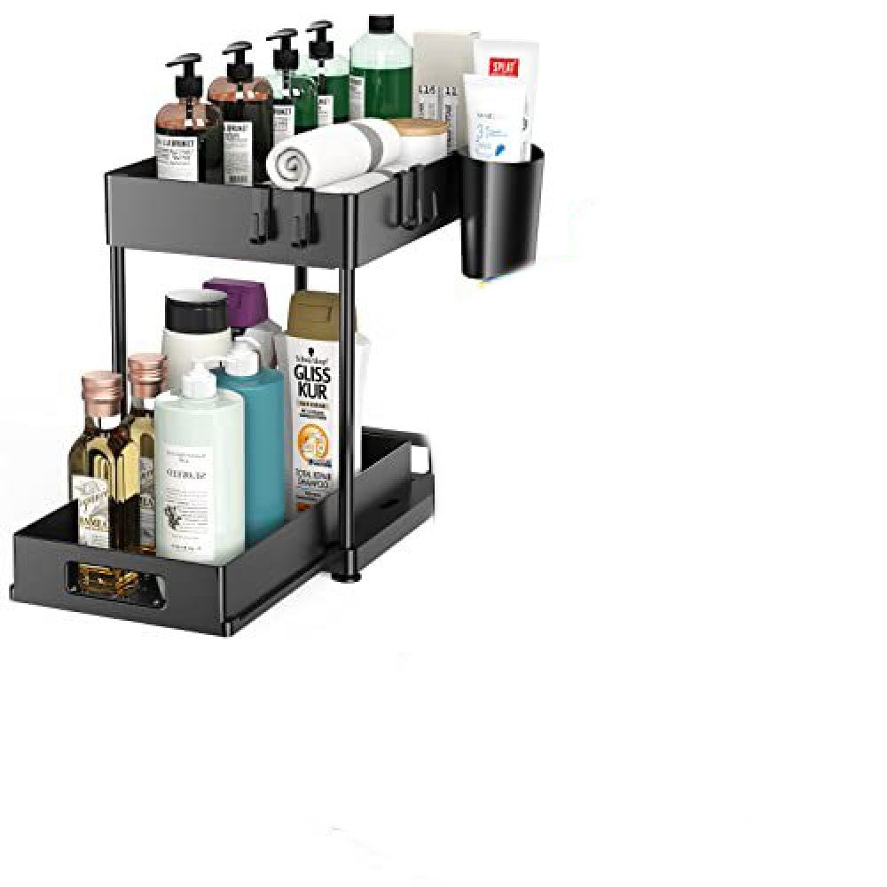 Double-layer Pull-out Storage Rack